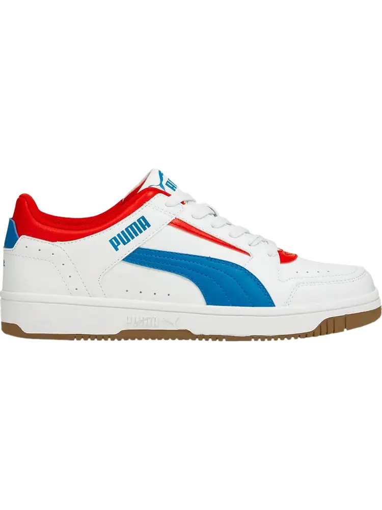 Кроссовки Puma Rebound Joy Low White Future Blue High Risk Red — изображение 1 из 1, белый