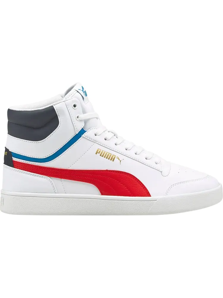 Кроссовки Puma Shuffle Mid White High Risk Red — изображение 1 из 1, белый