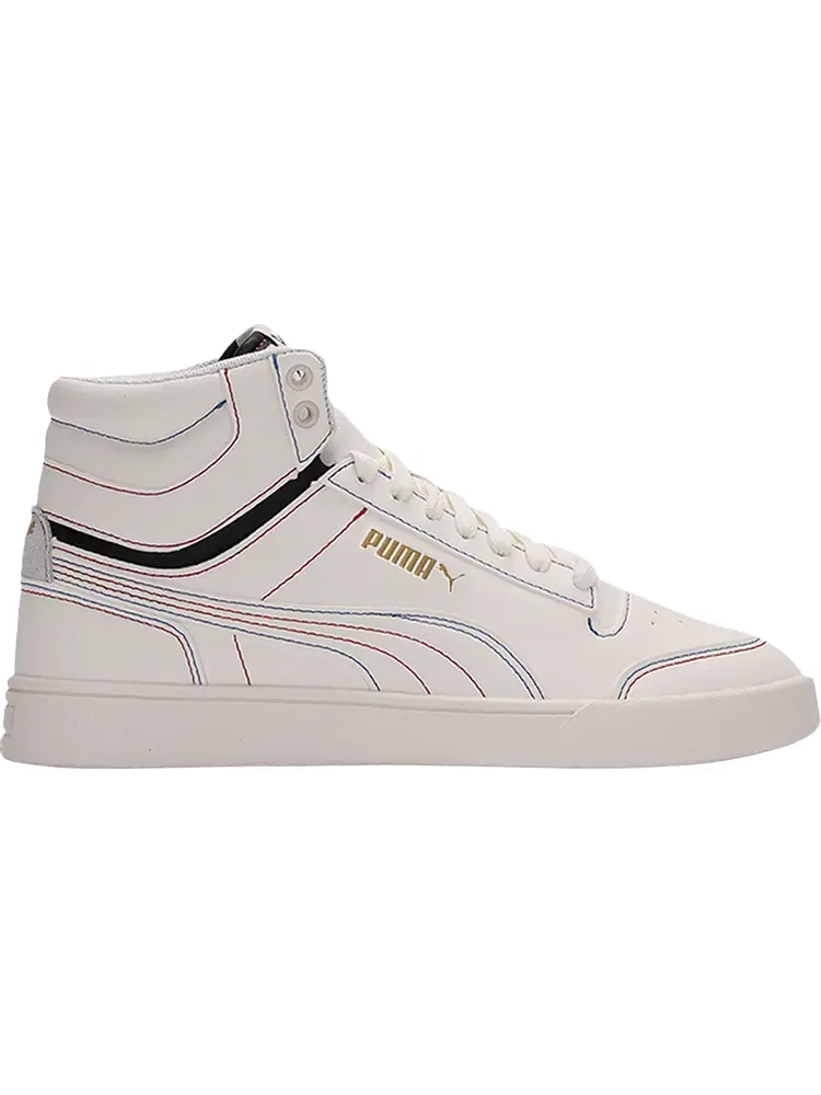 Кроссовки Puma Shuffle Mid White Multi Stitch — изображение 1 из 1, белый