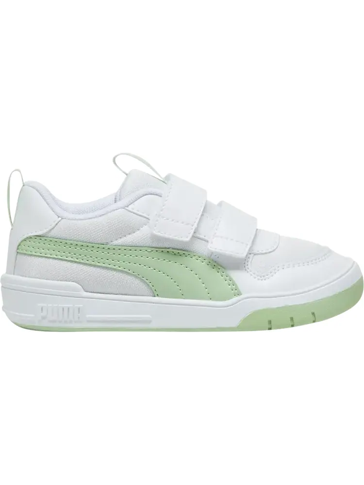 Кроссовки Multiflex Mesh V Little Kid 'White Pure Green' — изображение 1 из 1, белый
