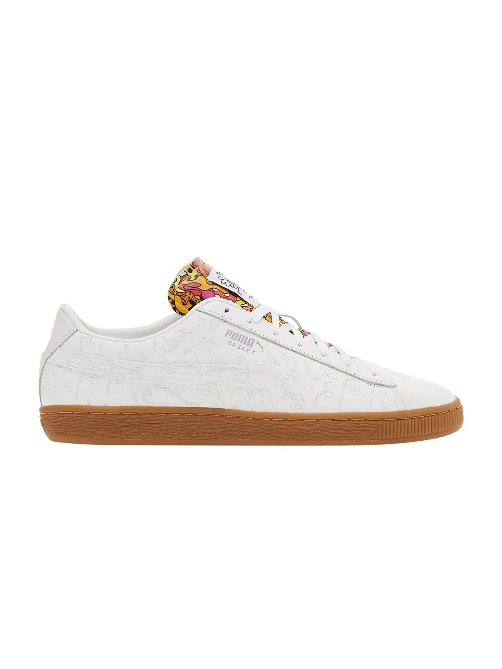 Кроссовки Romero Britto x Basket Puma — изображение 1 из 1, белый