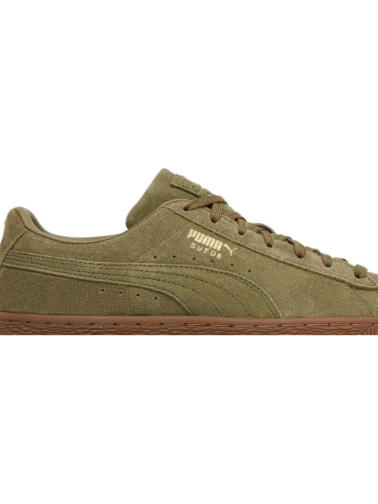 Кроссовки Puma Suede Burnt Olive Gum — изображение 2 из 8, зеленый