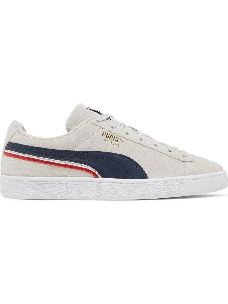 Кроссовки Puma Suede Triplex - Grey Violet New Navy — изображение 1 из 8, серый