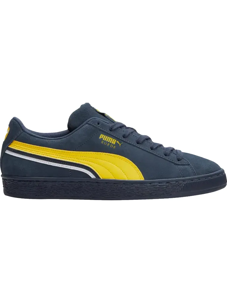 Кроссовки Puma Suede Triplex - Peacoat Maize — изображение 1 из 1, синий