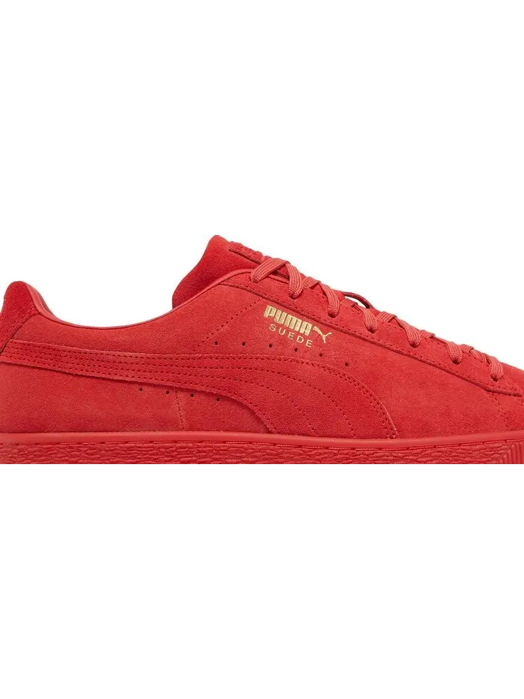 Кроссовки Puma Suede Mono 21 High Risk Red — изображение 2 из 8, красный