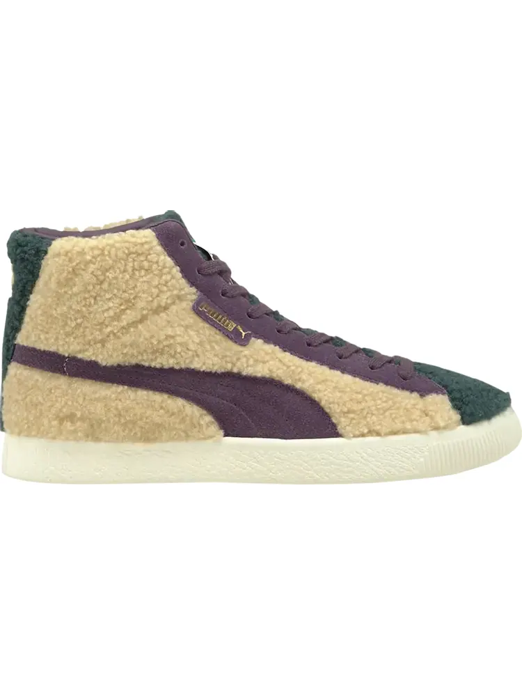 Кроссовки Puma Basket Mid Vintage Sherpa — изображение 1 из 1, бежевый