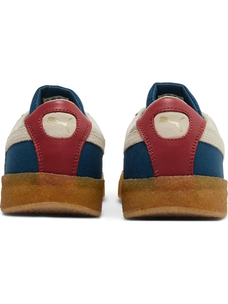 Кроссовки Puma Suede Crepe Patch - Peyote Blue Red — изображение 6 из 8, бежевый
