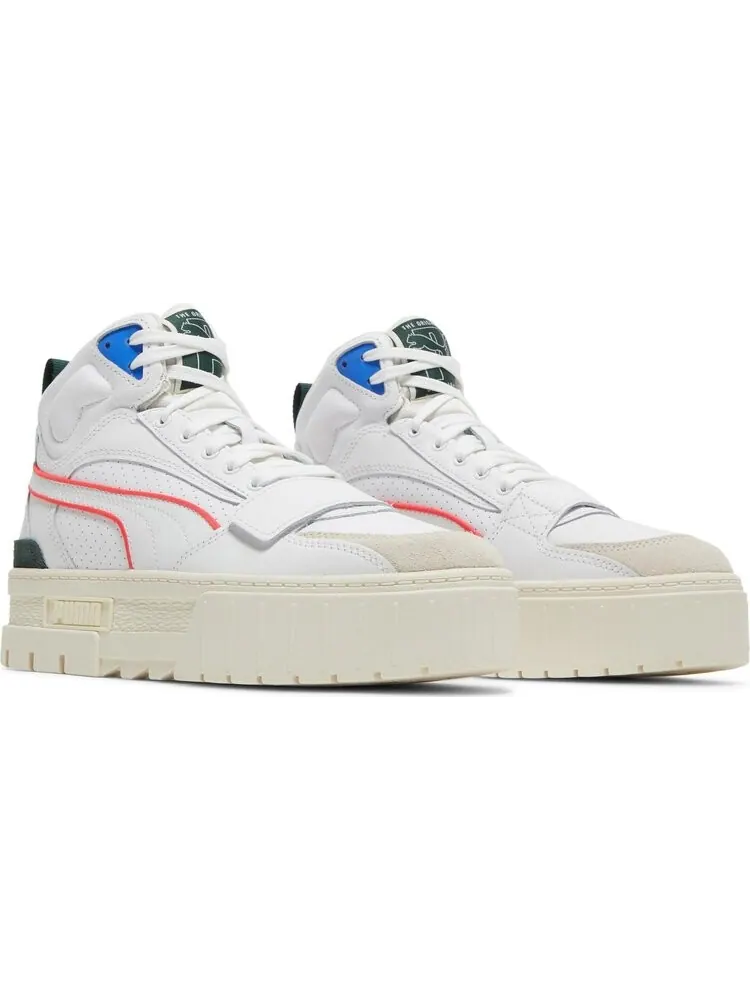 Кроссовки Puma Wmns Mayze Mid White — изображение 8 из 8, белый