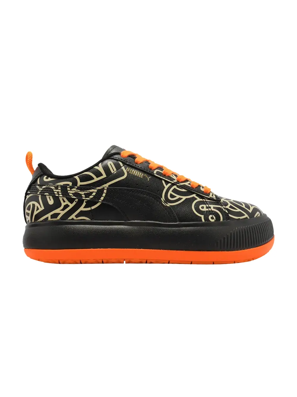 Кроссовки Pronounce x Wmns Suede Mayu Puma — изображение 1 из 1, черный/оранжевый