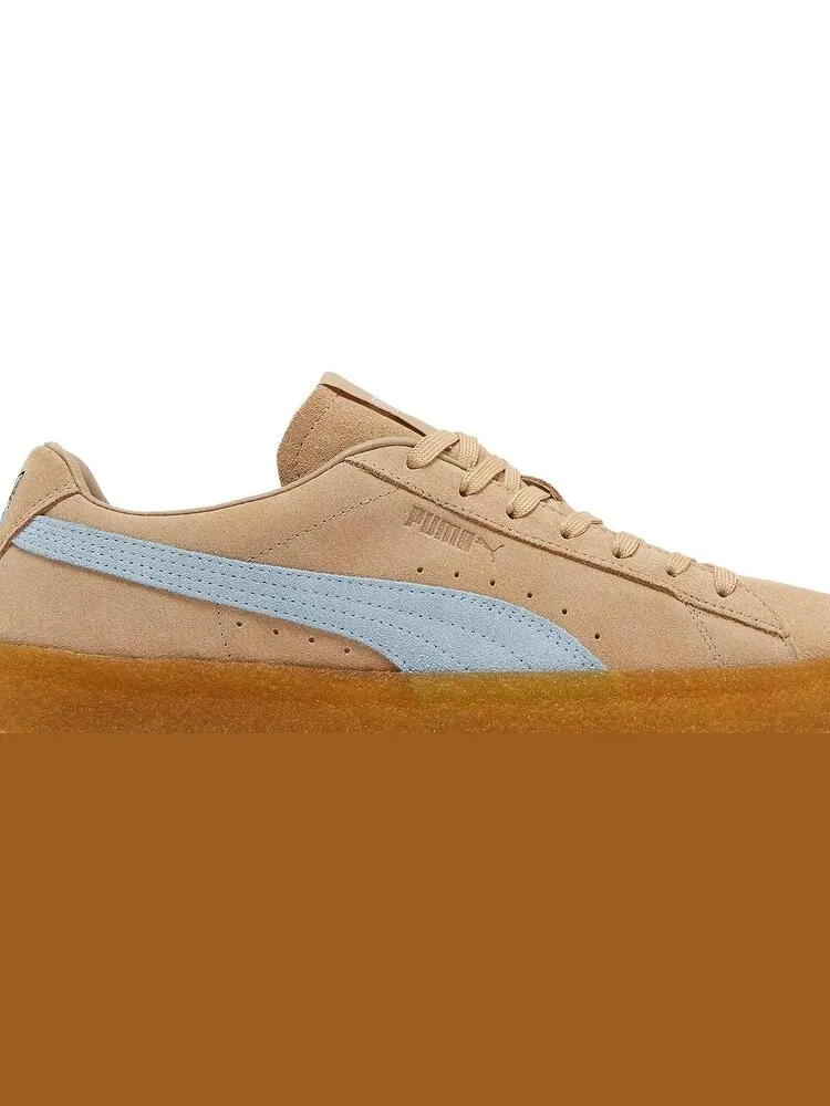 Кроссовки Puma Maison Kitsune x Suede Crepe Travertine Chambray Blue — изображение 2 из 8, коричневый