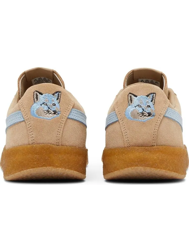 Кроссовки Puma Maison Kitsune x Suede Crepe Travertine Chambray Blue — изображение 6 из 8, коричневый