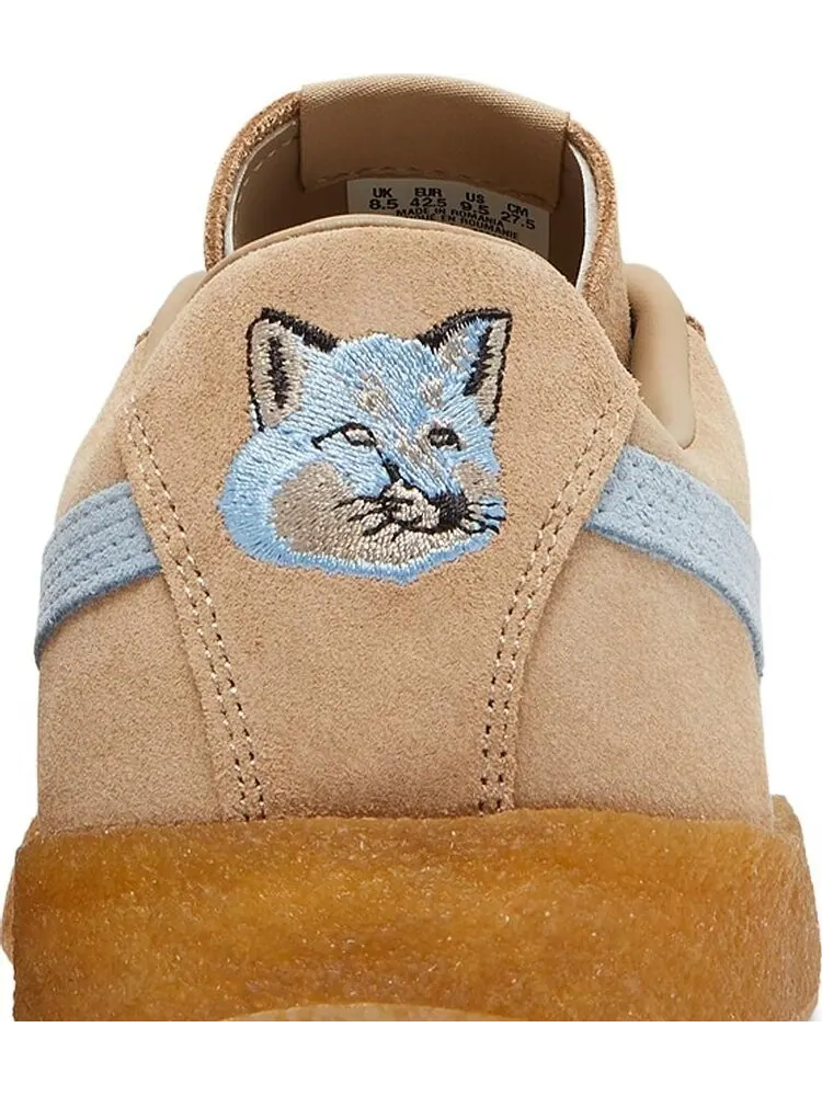 Кроссовки Puma Maison Kitsune x Suede Crepe Travertine Chambray Blue — изображение 7 из 8, коричневый