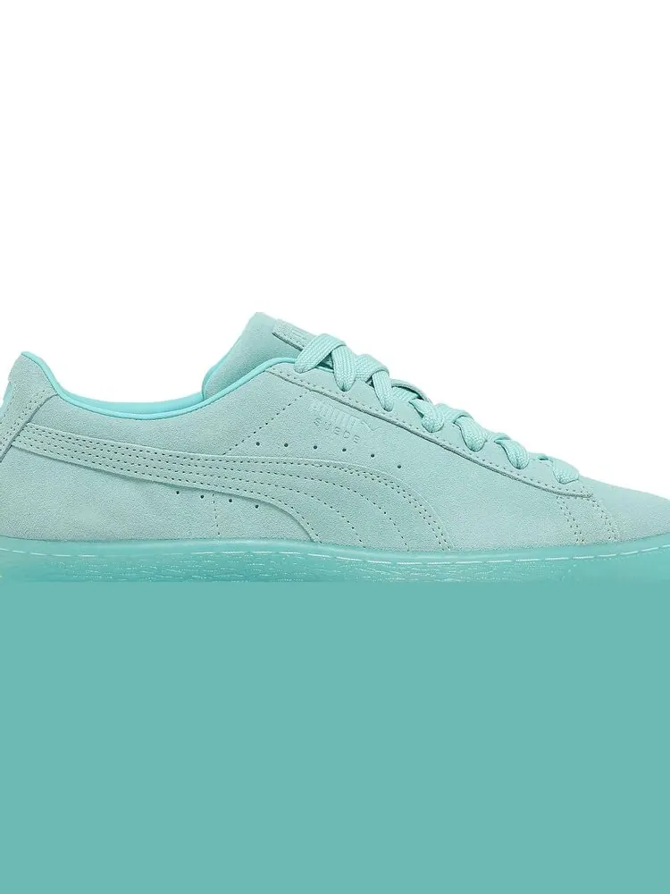 Кроссовки Puma Suede Classic Mono Iced - Aruba Blue — изображение 2 из 8, синий