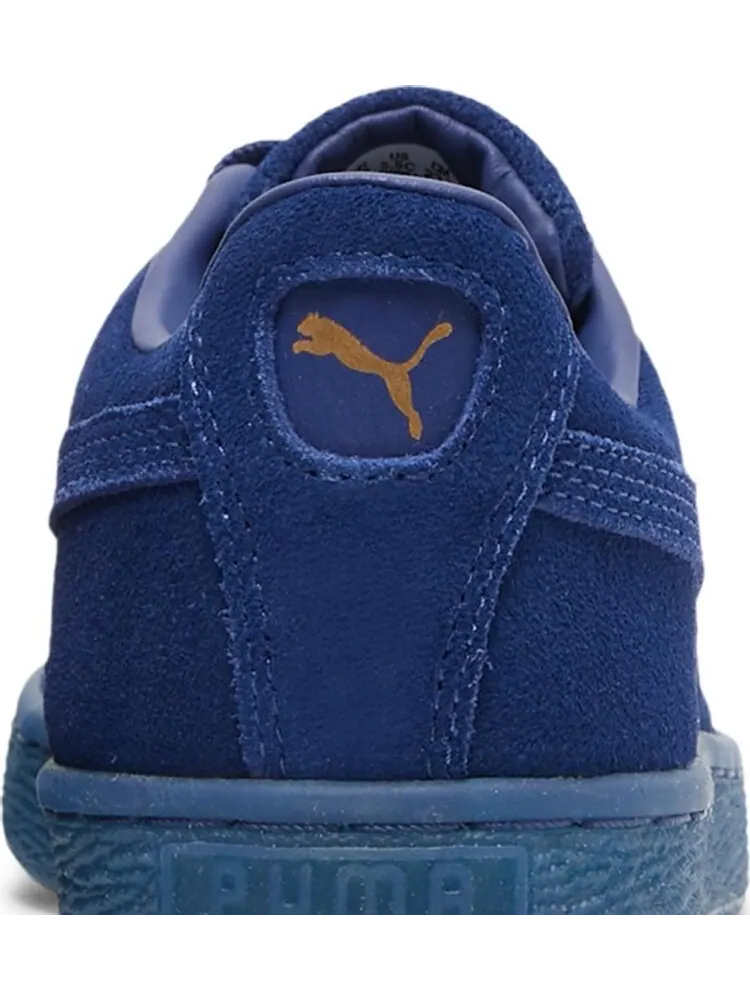 Кроссовки Puma Suede Classic Jr Mono Gold - Elektro Blue — изображение 7 из 8, синий