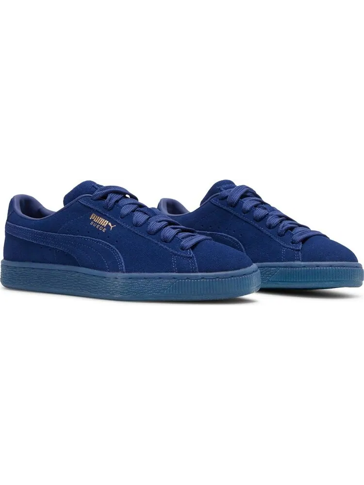Кроссовки Puma Suede Classic Jr Mono Gold - Elektro Blue — изображение 8 из 8, синий