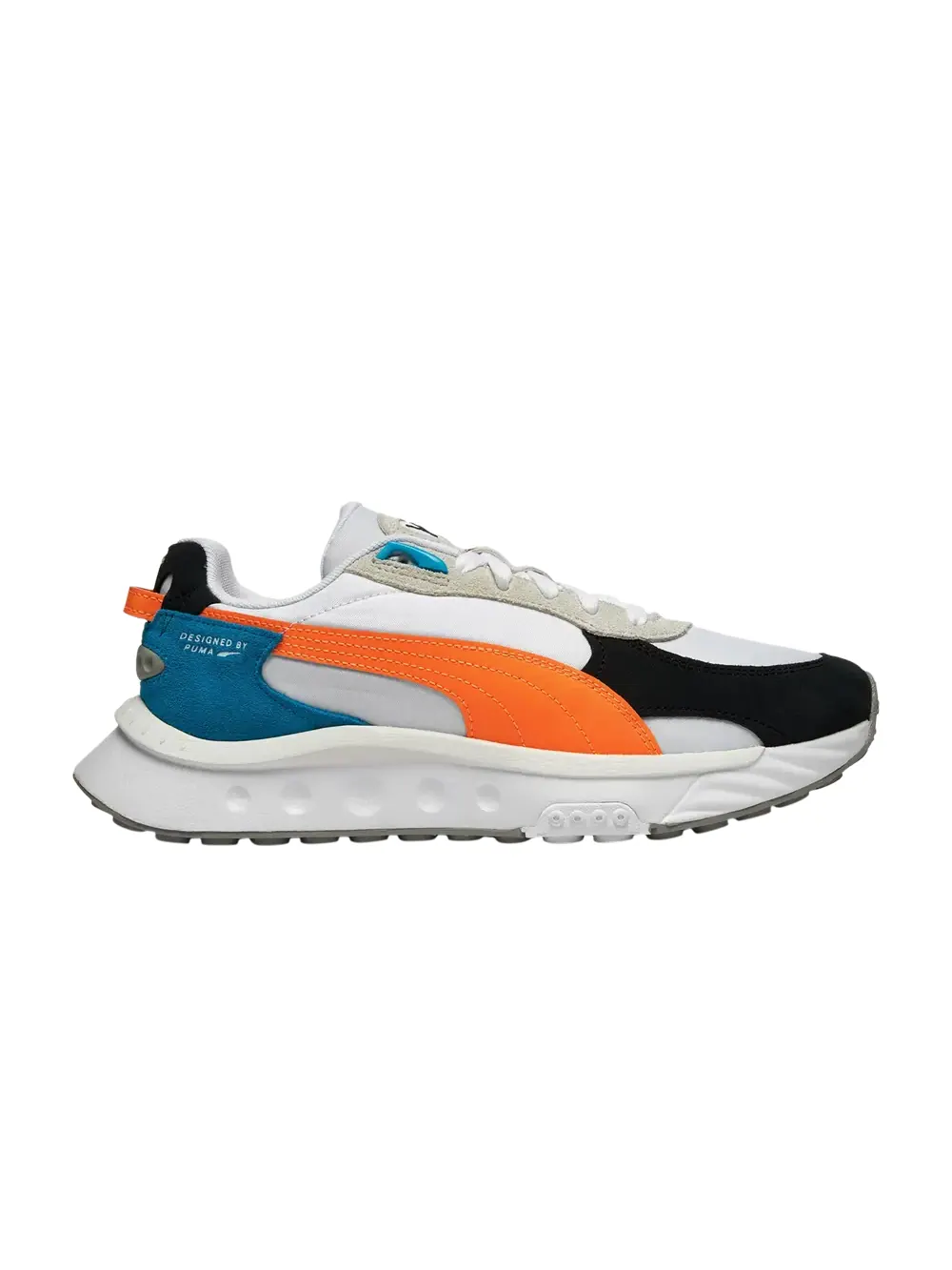 Кроссовки Wild Rider - White Orange Glow' Puma — изображение 1 из 1, белый/оранжевый
