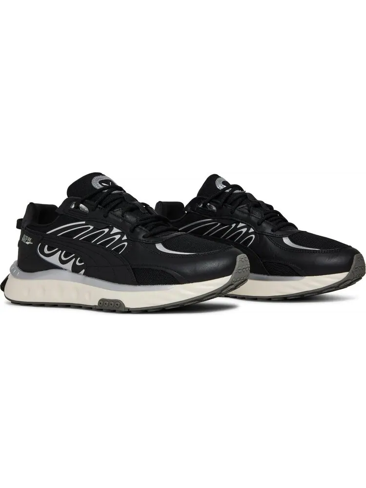 Кроссовки Puma Wild Rider Techno Black Silver — изображение 8 из 8, черный