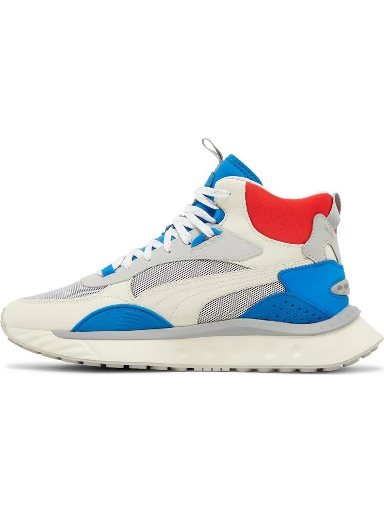 Кроссовки Puma Wild Rider Mid Ivory Glow Future Blue — изображение 3 из 8, серый