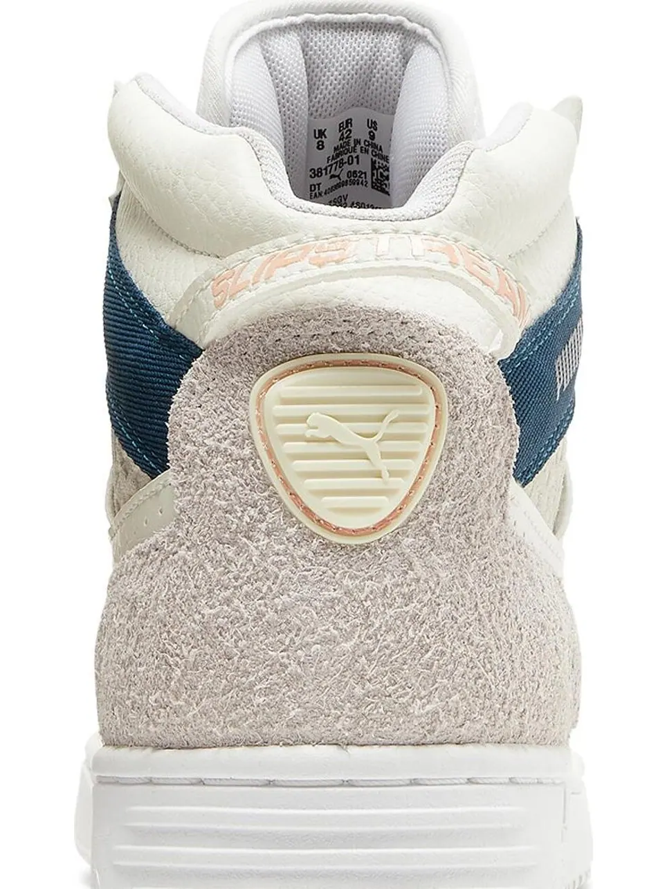 Кроссовки Puma Slipstream Mid Mutation Beast - Ivory Glow Intense Blue — изображение 7 из 8, бежевый