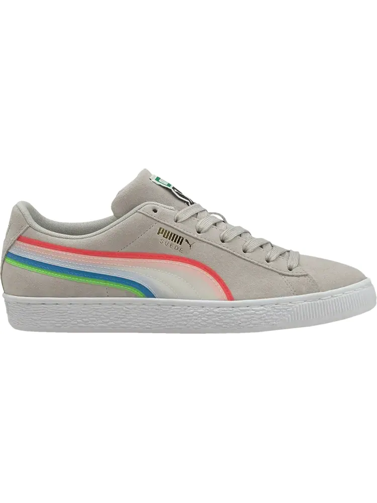 Кроссовки Puma Suede Triplex Tech Grey Violet — изображение 1 из 1, бежевый