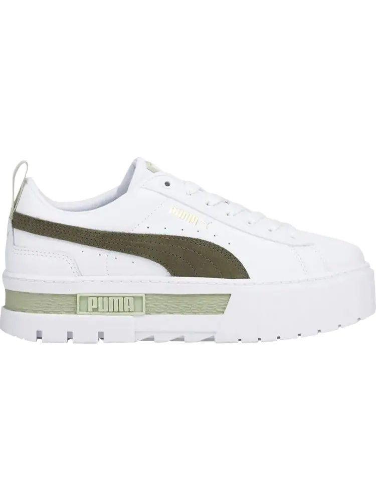 Кроссовки Puma Wmns Mayze White Dark Green Moss — изображение 1 из 1, белый