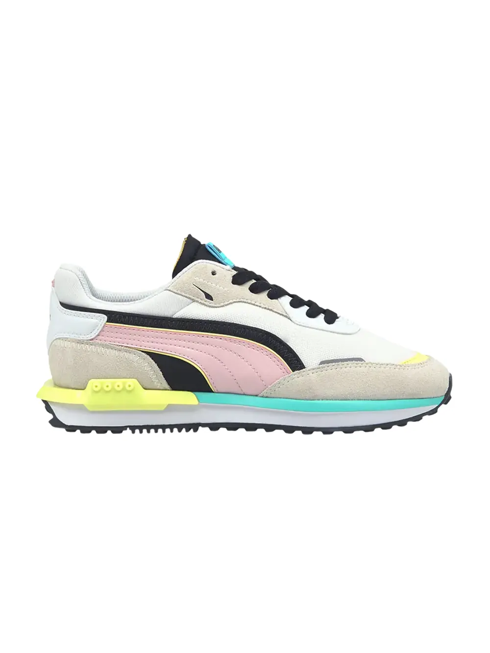 Кроссовки City Rider Puma — изображение 1 из 1, белый/розовый