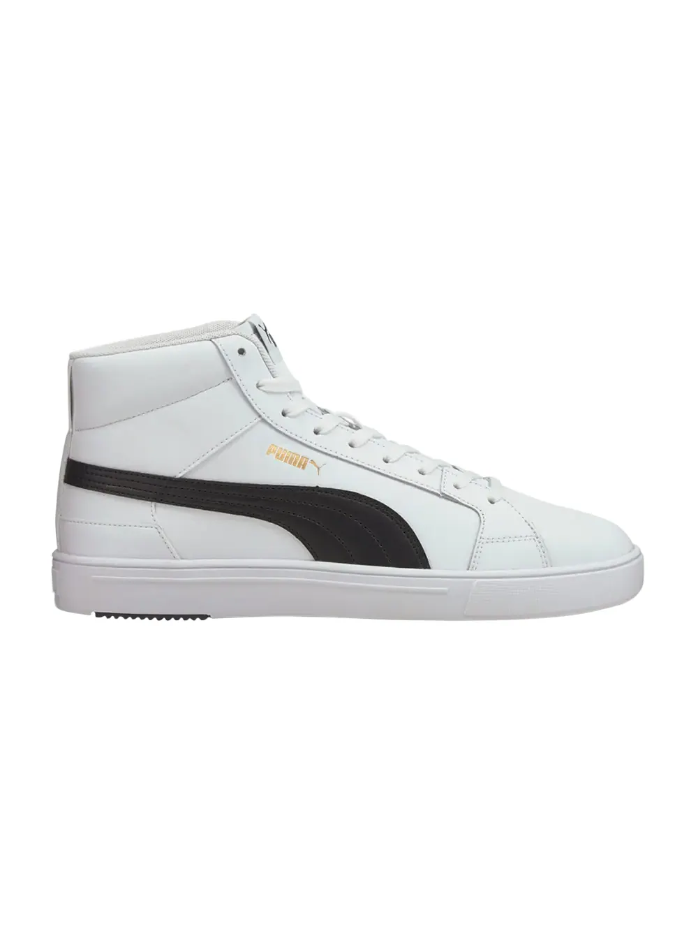 Кроссовки Serve Pro Lite Mid Puma — изображение 1 из 1, белый/черный/золотистый