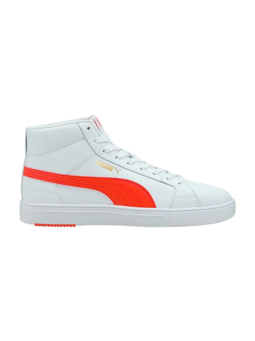 Кроссовки Serve Pro Lite Mid Puma — изображение 1 из 1, белый/красный/золотистый
