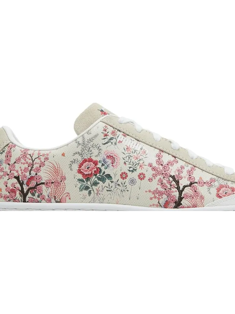Женские кроссовки Puma Basket Floral x Liberty of London, кремовые — изображение 2 из 8, бежевый