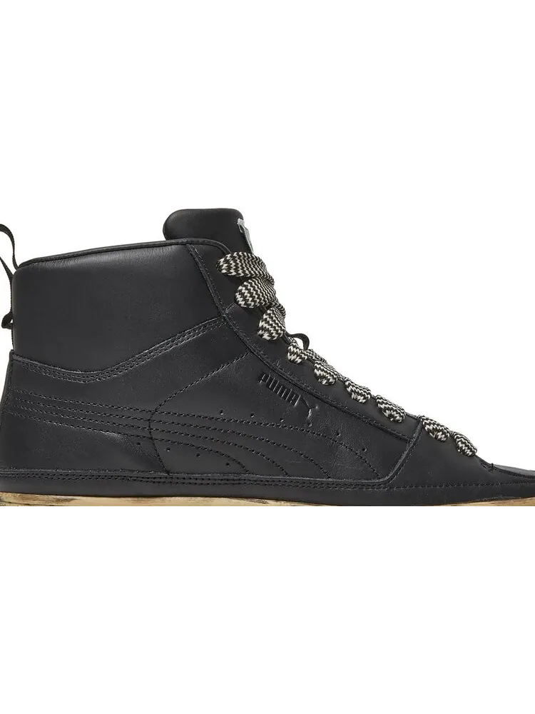 Кроссовки Puma Rhuigi x Suede Mid Distressed Black — изображение 2 из 8, черный