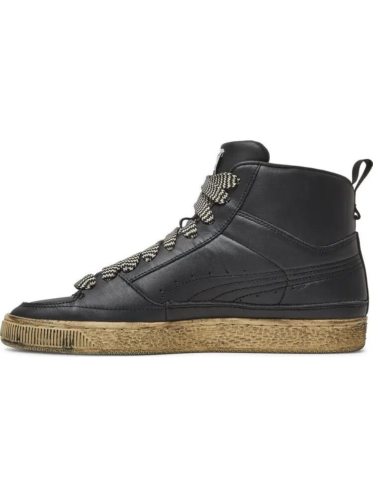 Кроссовки Puma Rhuigi x Suede Mid Distressed Black — изображение 3 из 8, черный