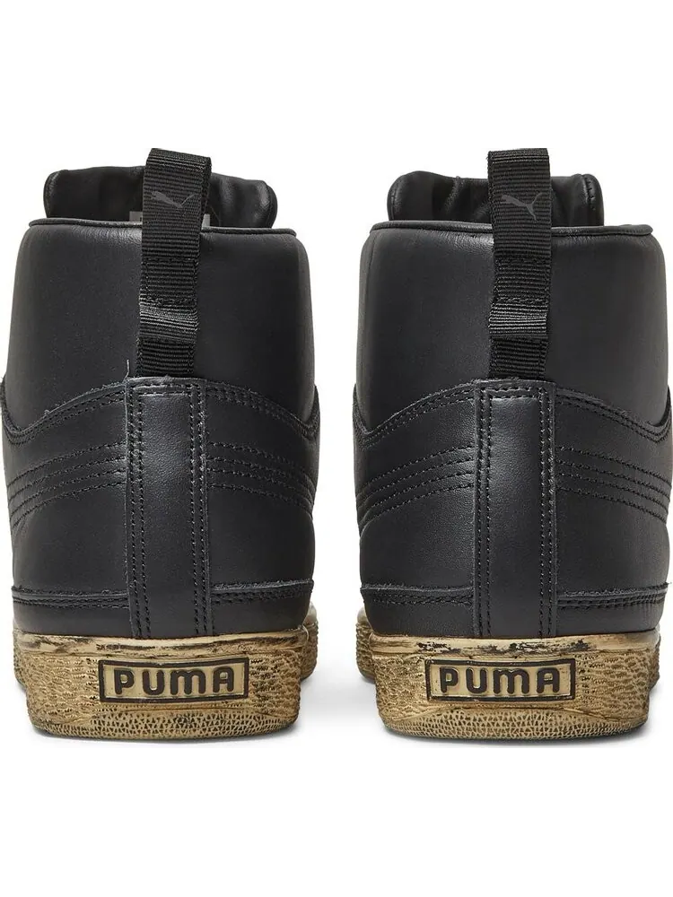 Кроссовки Puma Rhuigi x Suede Mid Distressed Black — изображение 6 из 8, черный