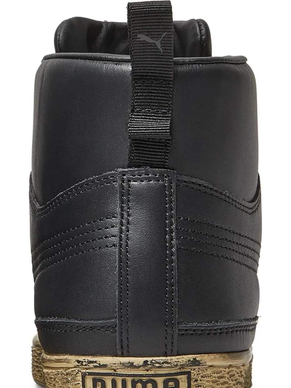 Кроссовки Puma Rhuigi x Suede Mid Distressed Black — изображение 7 из 8, черный