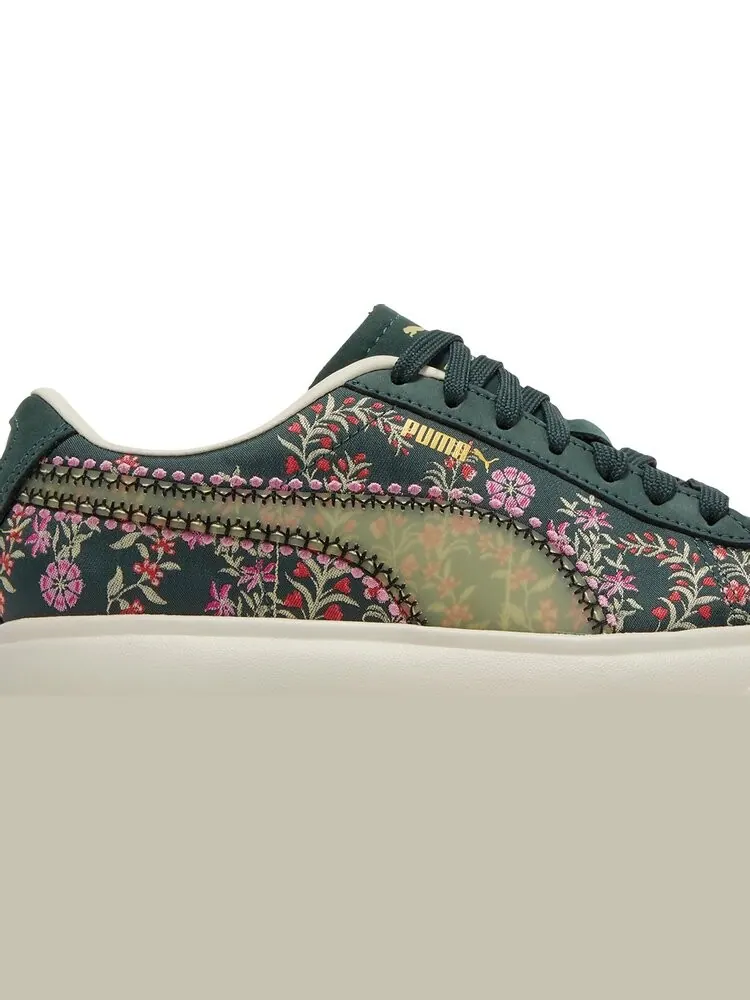 Кроссовки Puma Liberty of London x Wmns Suede Mayu Floral — изображение 2 из 8, зеленый