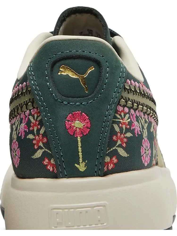 Кроссовки Puma Liberty of London x Wmns Suede Mayu Floral — изображение 7 из 8, зеленый