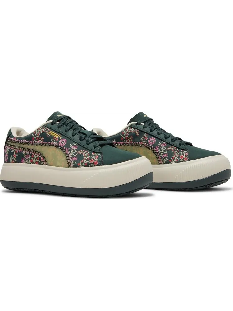 Кроссовки Puma Liberty of London x Wmns Suede Mayu Floral — изображение 8 из 8, зеленый