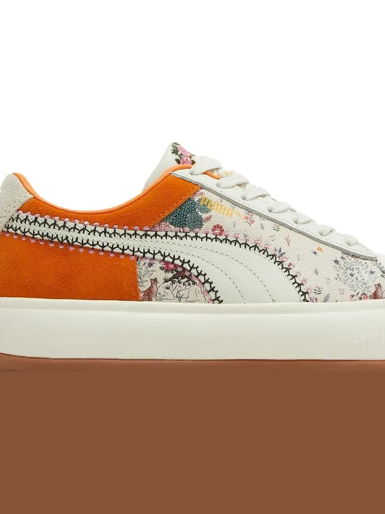 Кроссовки Puma Liberty of London x Wmns Suede Mayu Floral — изображение 2 из 8, желтый