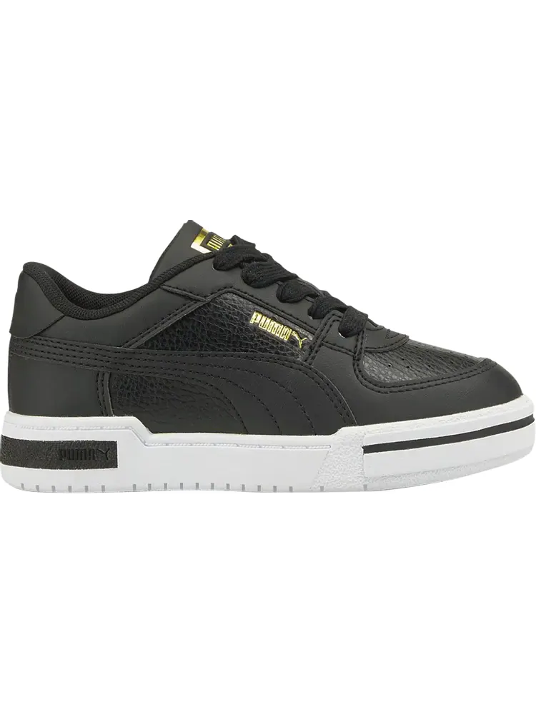 Кроссовки Puma CA Pro Classic Little Kid Black White Gold — изображение 1 из 1, черный