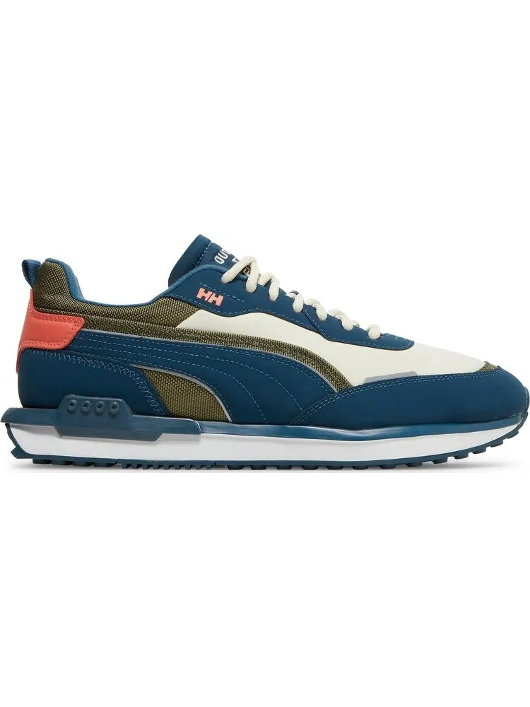 Кроссовки Puma Helly Hansen x City Rider Intense Blue White Asparagus — изображение 1 из 8, синий