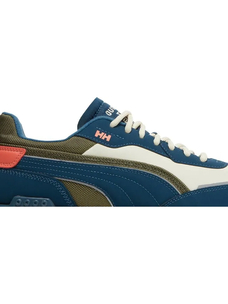 Кроссовки Puma Helly Hansen x City Rider Intense Blue White Asparagus — изображение 2 из 8, синий