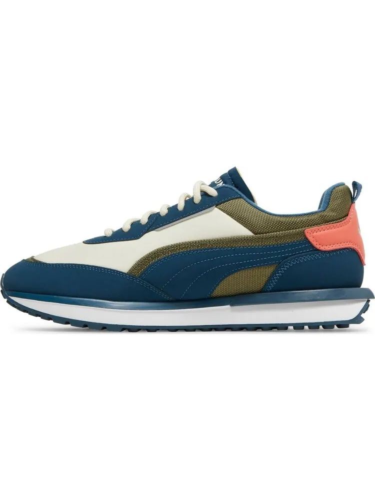 Кроссовки Puma Helly Hansen x City Rider Intense Blue White Asparagus — изображение 3 из 8, синий
