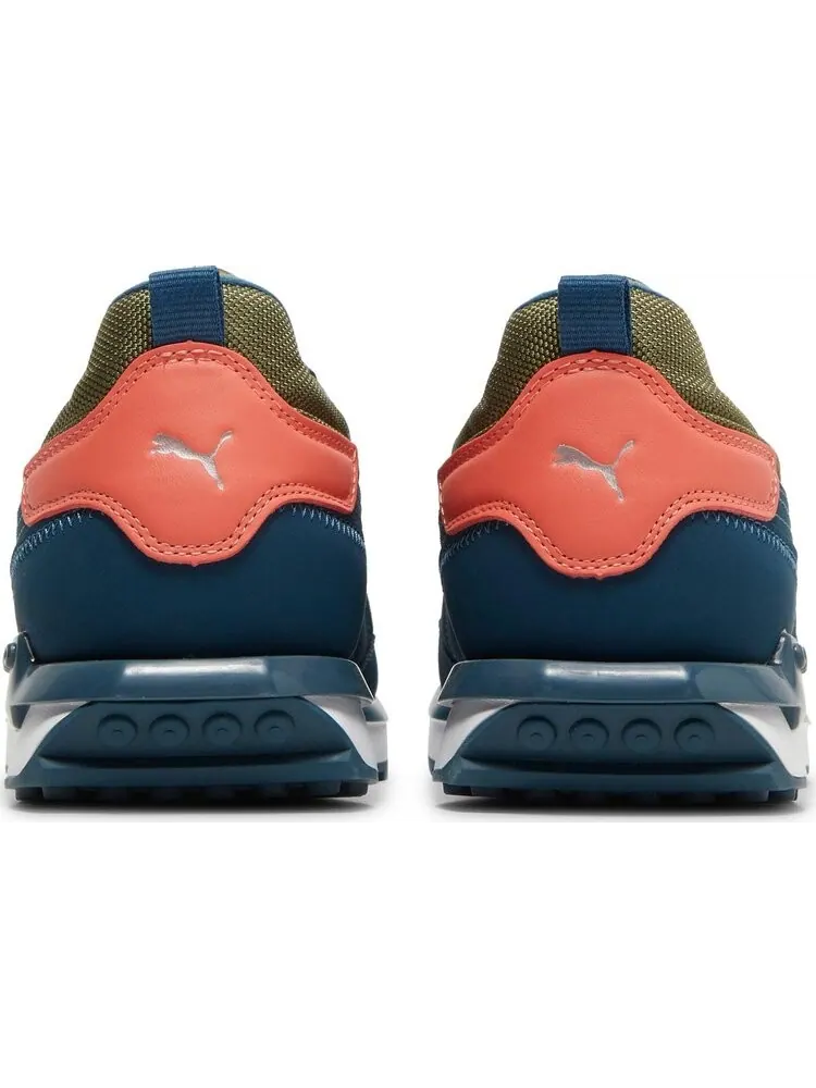 Кроссовки Puma Helly Hansen x City Rider Intense Blue White Asparagus — изображение 6 из 8, синий