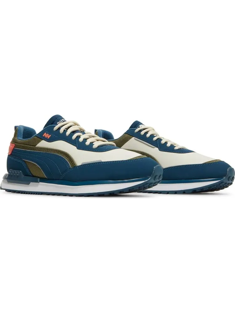 Кроссовки Puma Helly Hansen x City Rider Intense Blue White Asparagus — изображение 8 из 8, синий