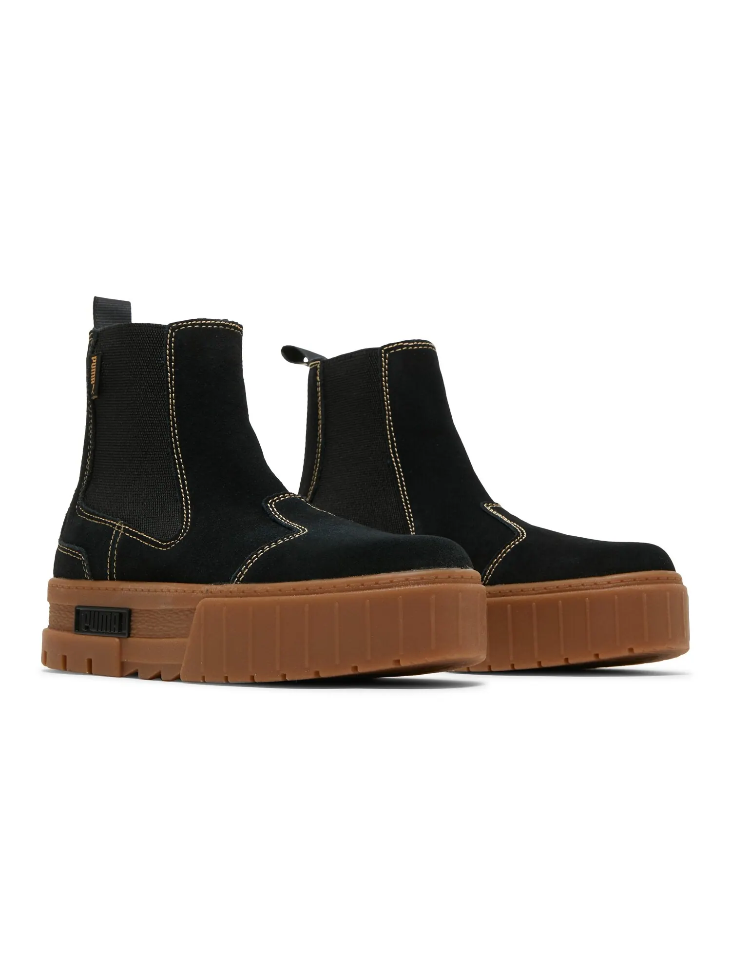 Кроссовки Wmns Mayze Chelsea Suede Puma — изображение 8 из 8, черный