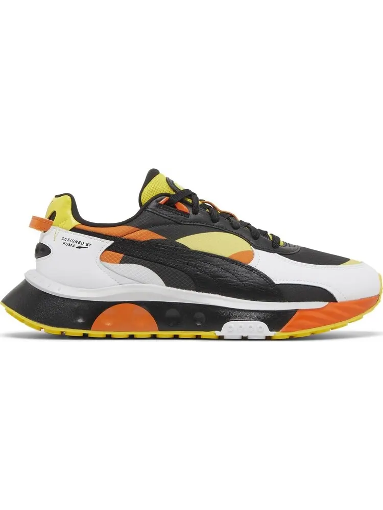 Кроссовки Puma Wild Rider Court Crush — изображение 1 из 8, желтый