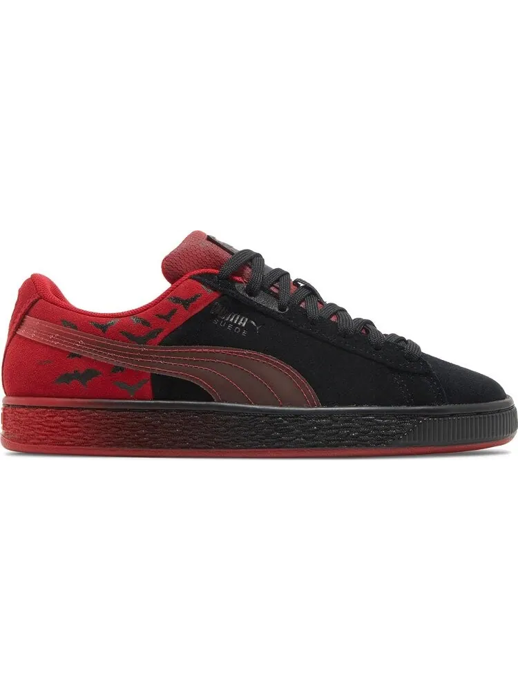 Кроссовки Puma Batman x Suede Classic Big Kid Black Barbados Cherry — изображение 1 из 8, красный