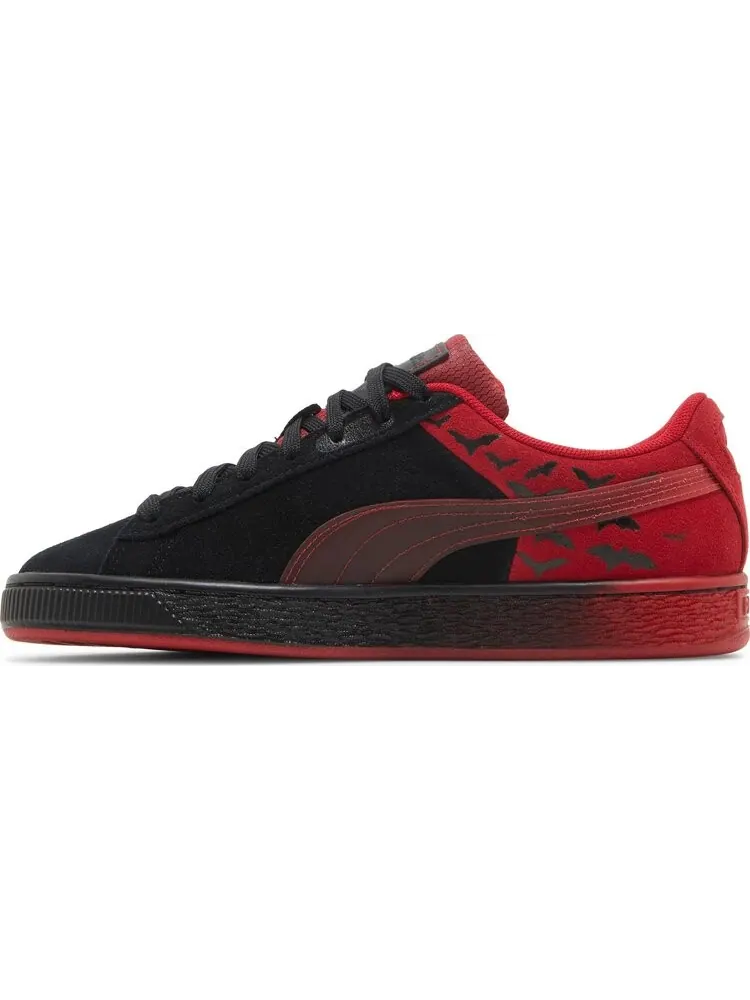 Кроссовки Puma Batman x Suede Classic Big Kid Black Barbados Cherry — изображение 3 из 8, красный