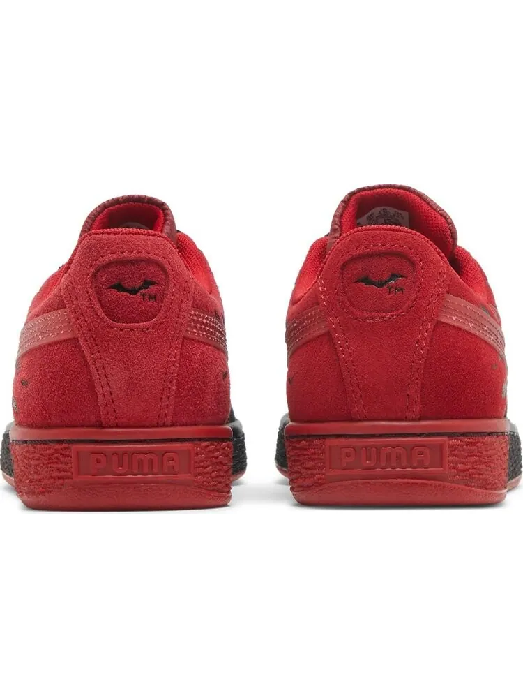 Кроссовки Puma Batman x Suede Classic Big Kid Black Barbados Cherry — изображение 6 из 8, красный