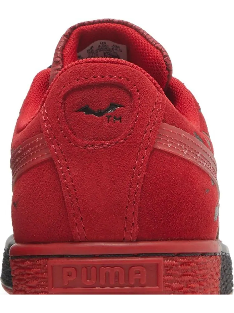 Кроссовки Puma Batman x Suede Classic Big Kid Black Barbados Cherry — изображение 7 из 8, красный