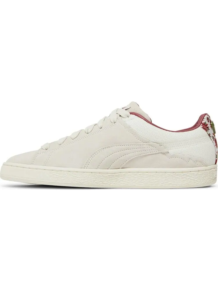 Кроссовки Puma Suede and Chill Marshmallow Team Gold — изображение 3 из 8, белый